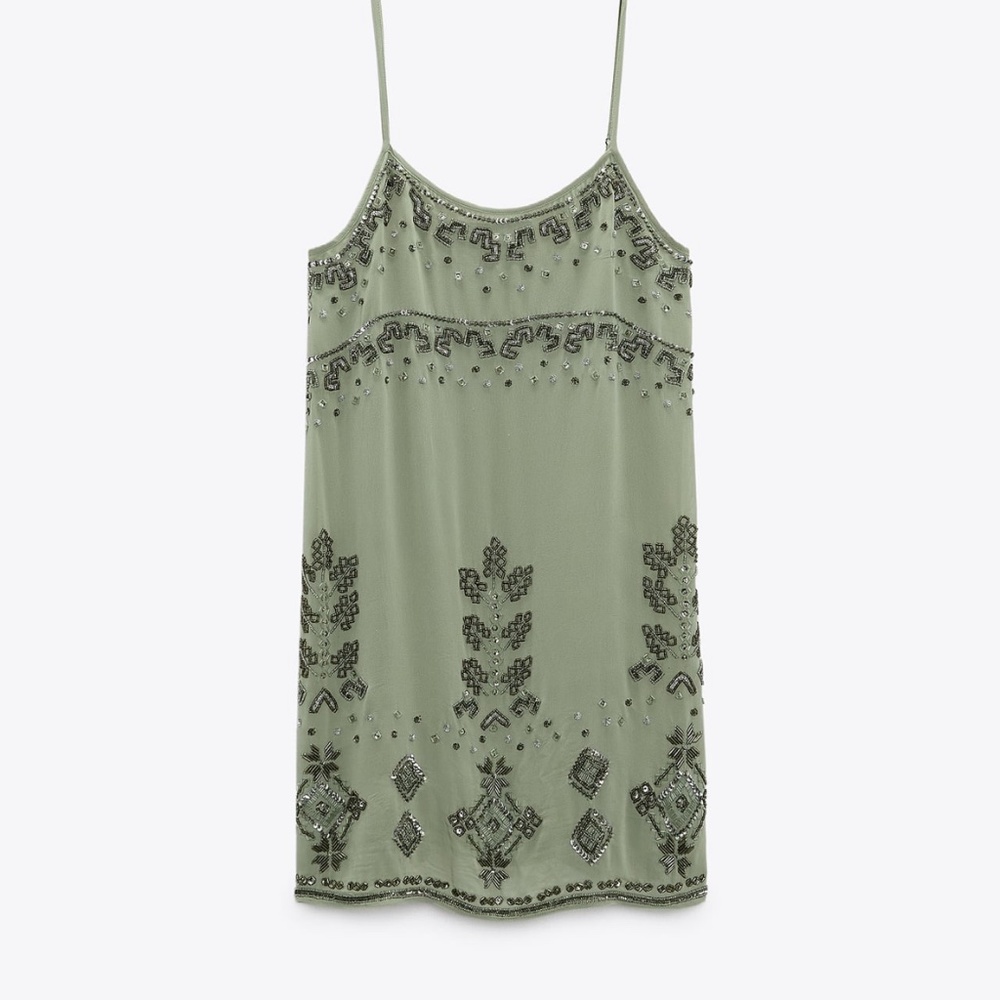 Zara beaded dress